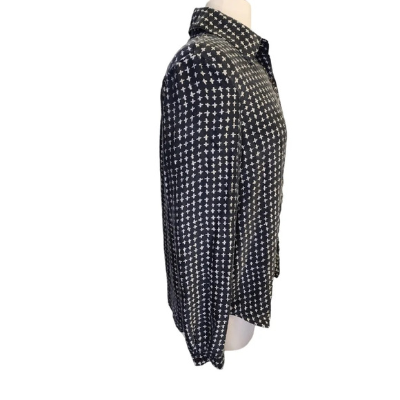 Rebecca Minkoff Silk Blouse Size 10 *runs small* - Picture 7 of 13
